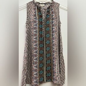 Umgee Multicolor Patterned Tunic/Dress